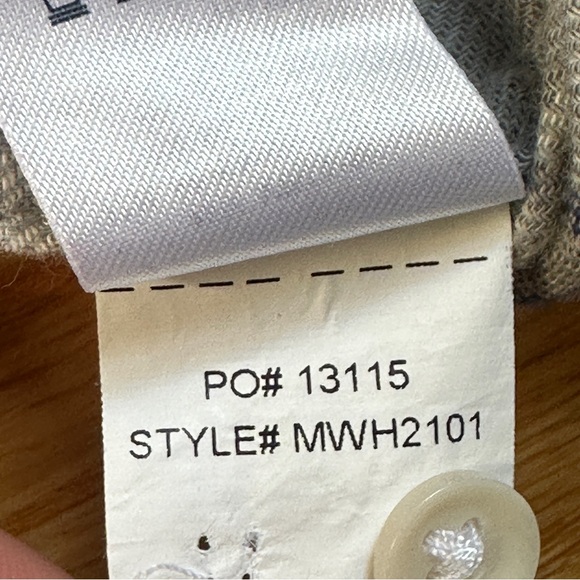 Faherty Men’s Med Glacier Lake Plaid Movement Flannel Shirt - Picture 6 of 7